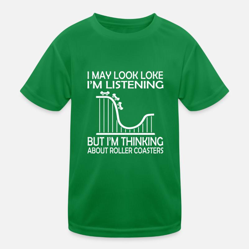 Rollercoaster Achterbahn Kinder Funktions-T-Shirt