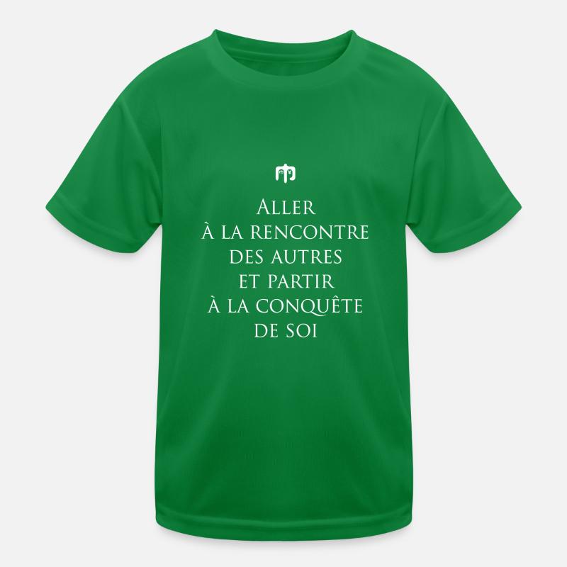 conquete wite T-shirt sport Enfant