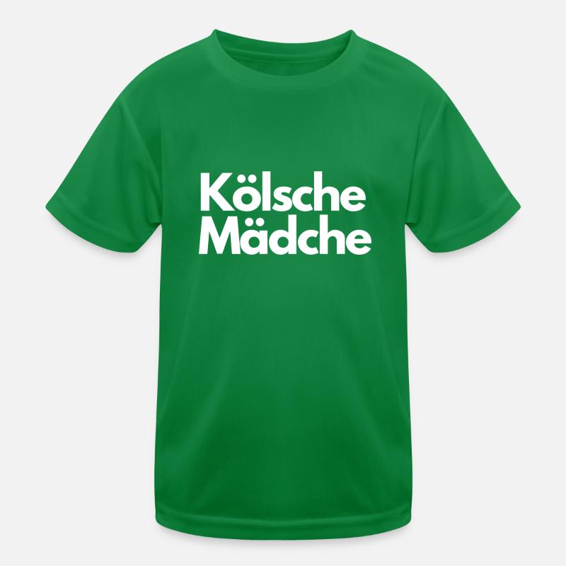 Kölsche Mädche Kinder Funktions-T-Shirt