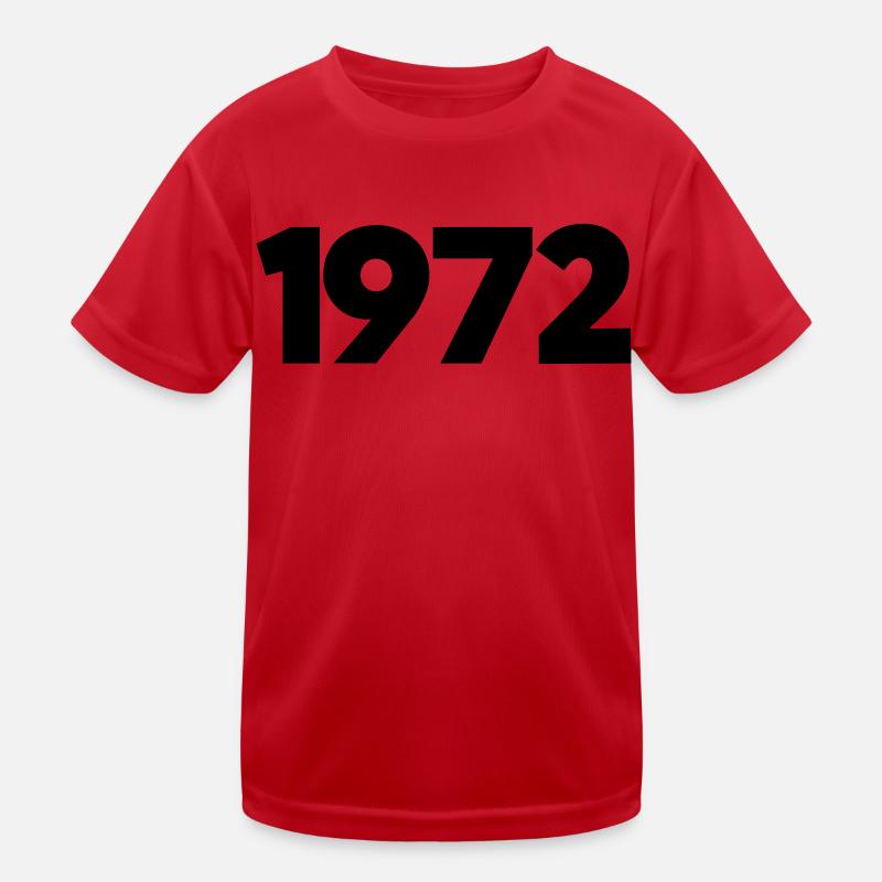 1972 Année de naissance T-shirt sport Enfant