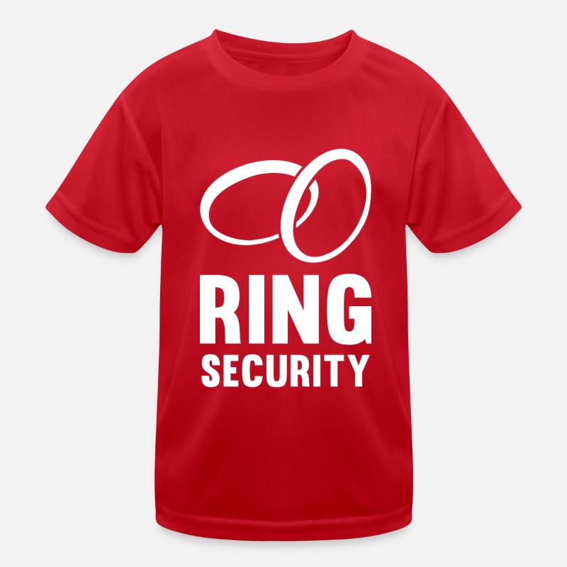 Ring Security Ringe Kinder Funktions-T-Shirt