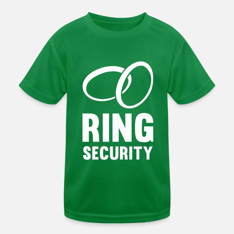 Ring Security Ringe Kinder Funktions-T-Shirt
