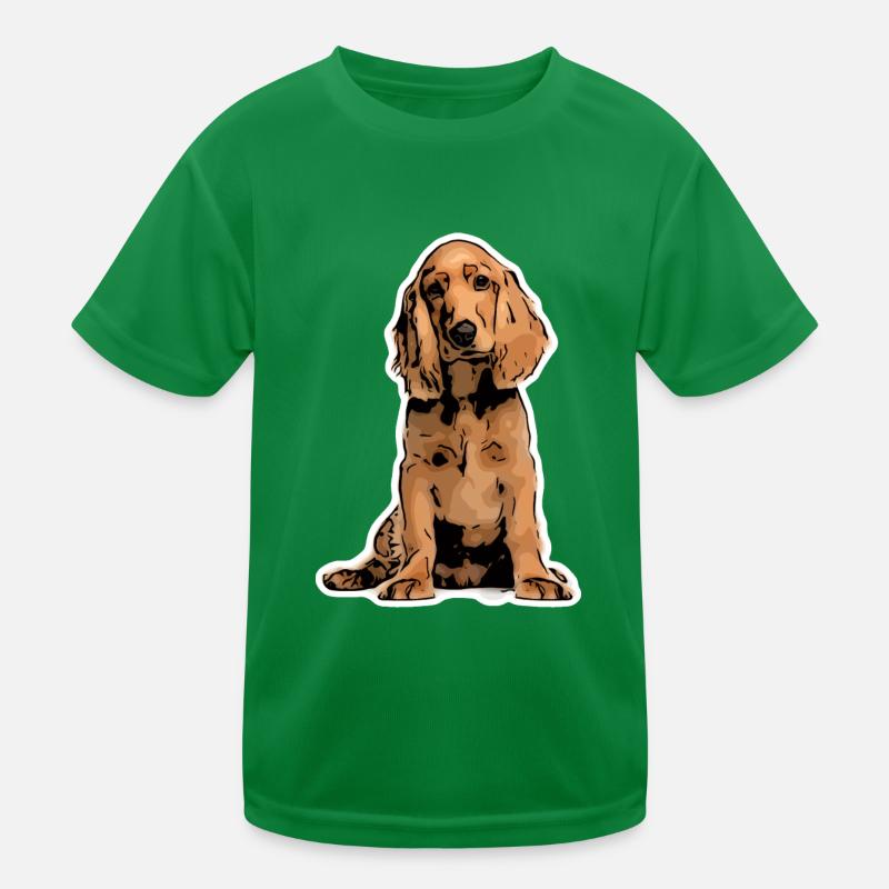 Cocker Spaniel Haustier Design Kinder Funktions-T-Shirt