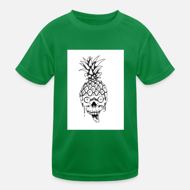 Crazy Pineapple Kinder Funktions-T-Shirt