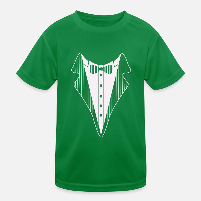 tuxedo hemd Kinder Funktions-T-Shirt
