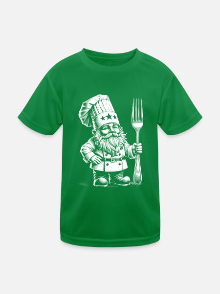 Cook - Kids Functional T-Shirt - kelly green - Front