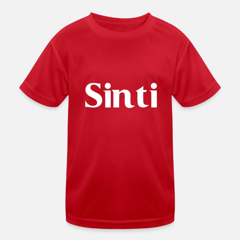 Sinti - Écriture blanche T-shirt sport Enfant
