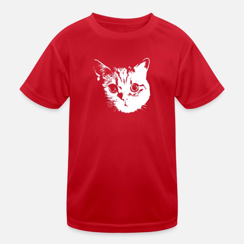 Katze, Katzen Kinder Funktions-T-Shirt