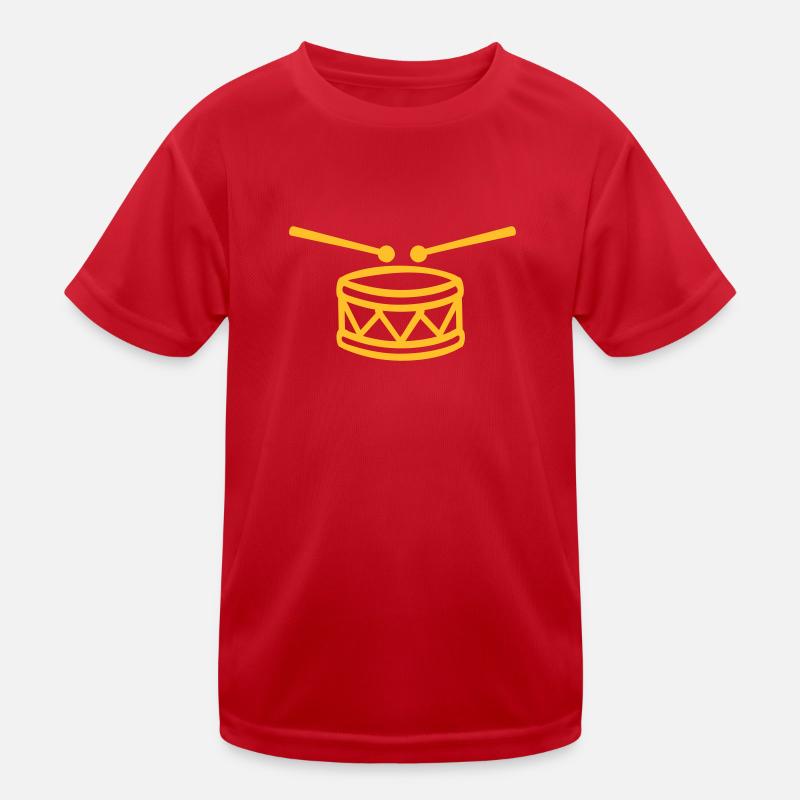 Trommel Kinder Funktions-T-Shirt