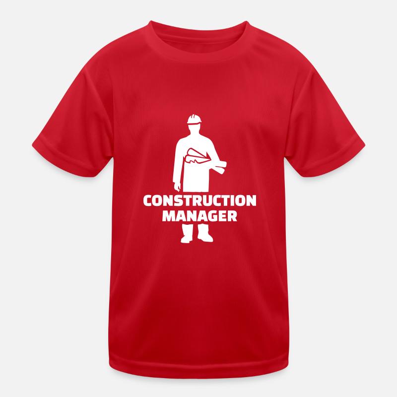 Construction manager T-shirt sport Enfant
