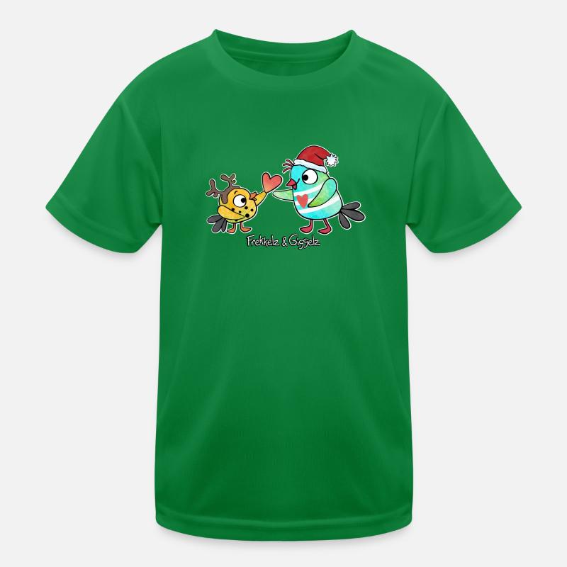 Weihnachtsherz Kinder Funktions-T-Shirt