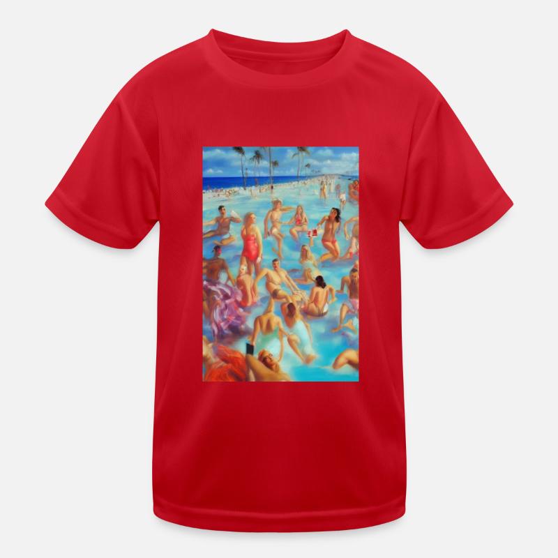 Florida Beach Kinder Funktions-T-Shirt