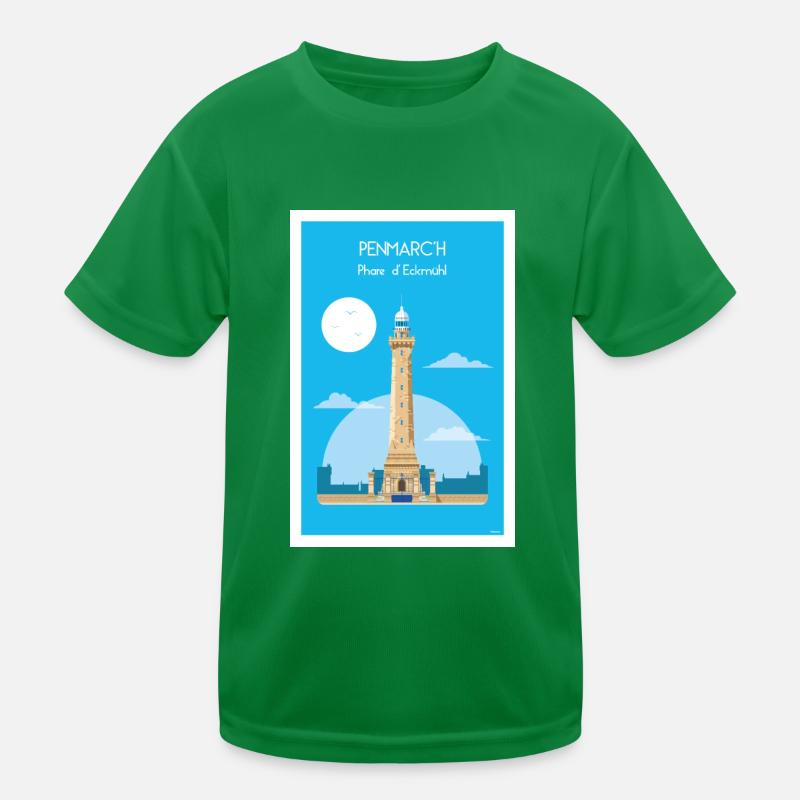 ECKMüHL LEUCHTTURM Kinder Funktions-T-Shirt