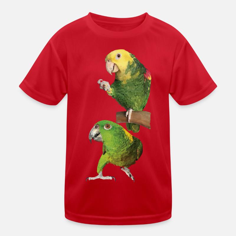 Parrots Kids Functional T-Shirt