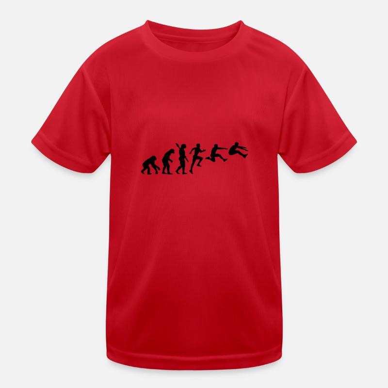 Evolution Long jump Kids Functional T-Shirt