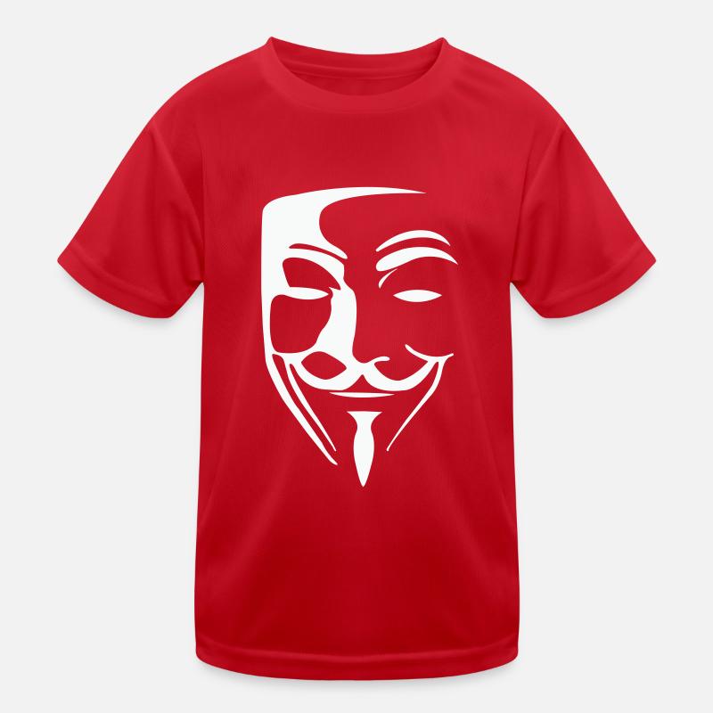 anonymous maske Kinder Funktions-T-Shirt
