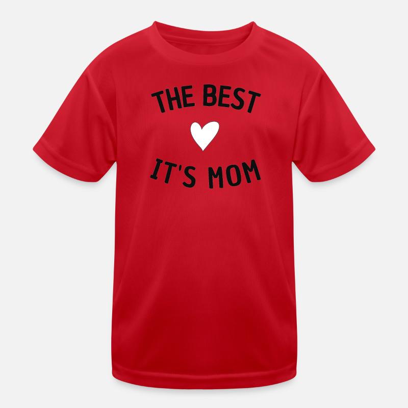Die beste Mutter - Kinder Funktions-T-Shirt - Rot
