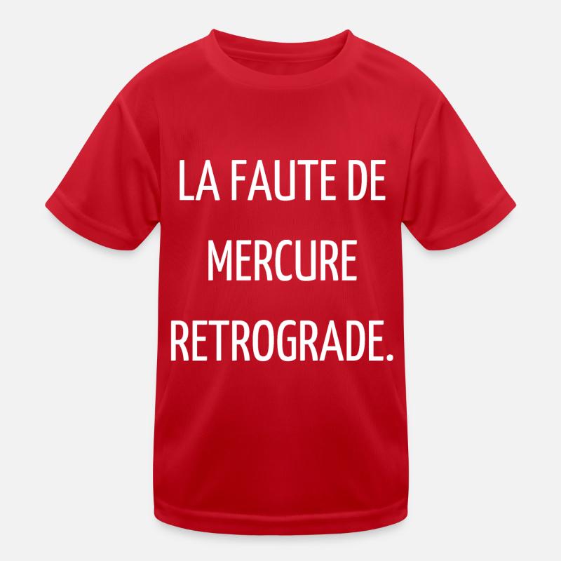 Mercury retrograde Kids Functional T-Shirt