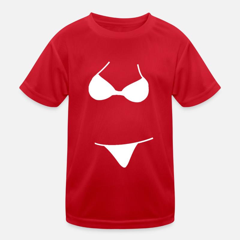Bikini Logo Kinder Funktions-T-Shirt