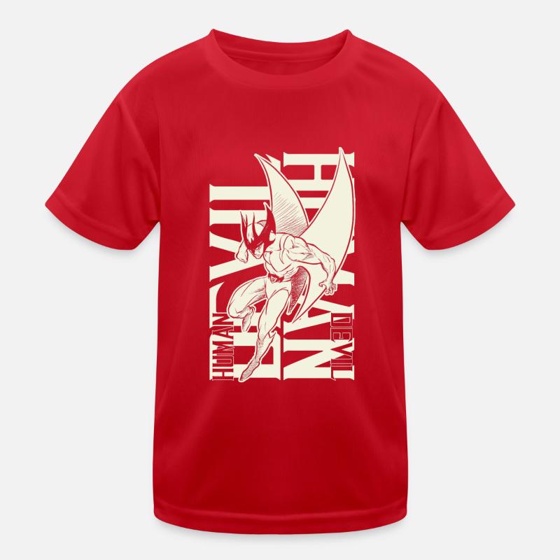 Devilman Cartoon 80s | Kids Functional T-Shirt