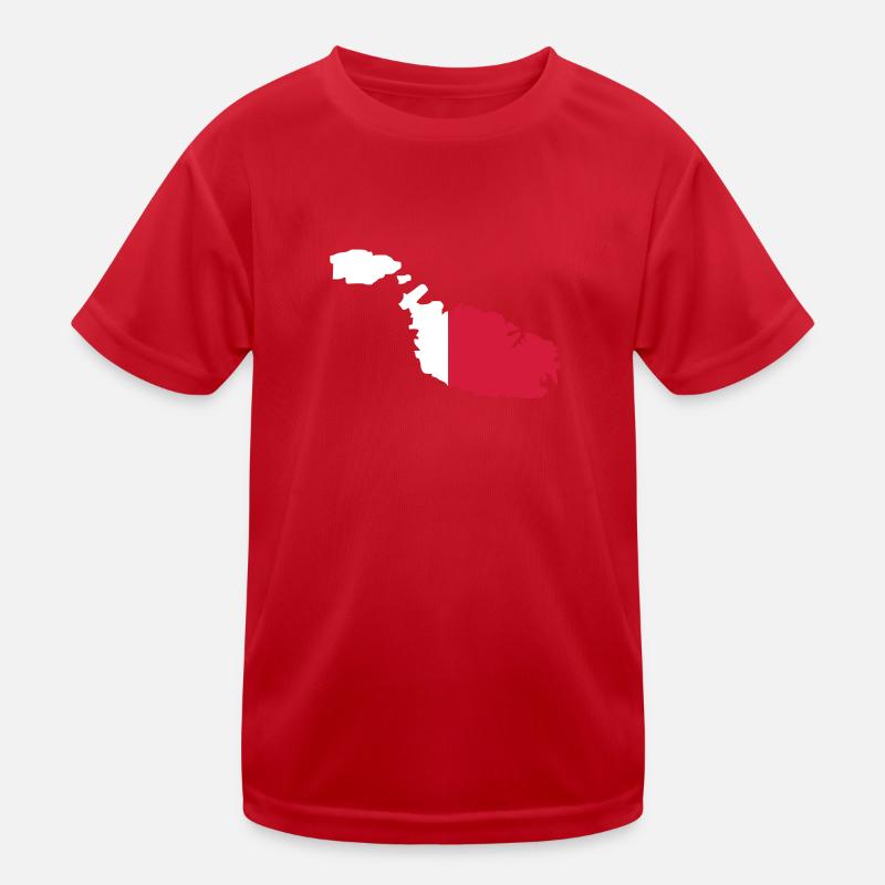 Malta Kinder Funktions-T-Shirt