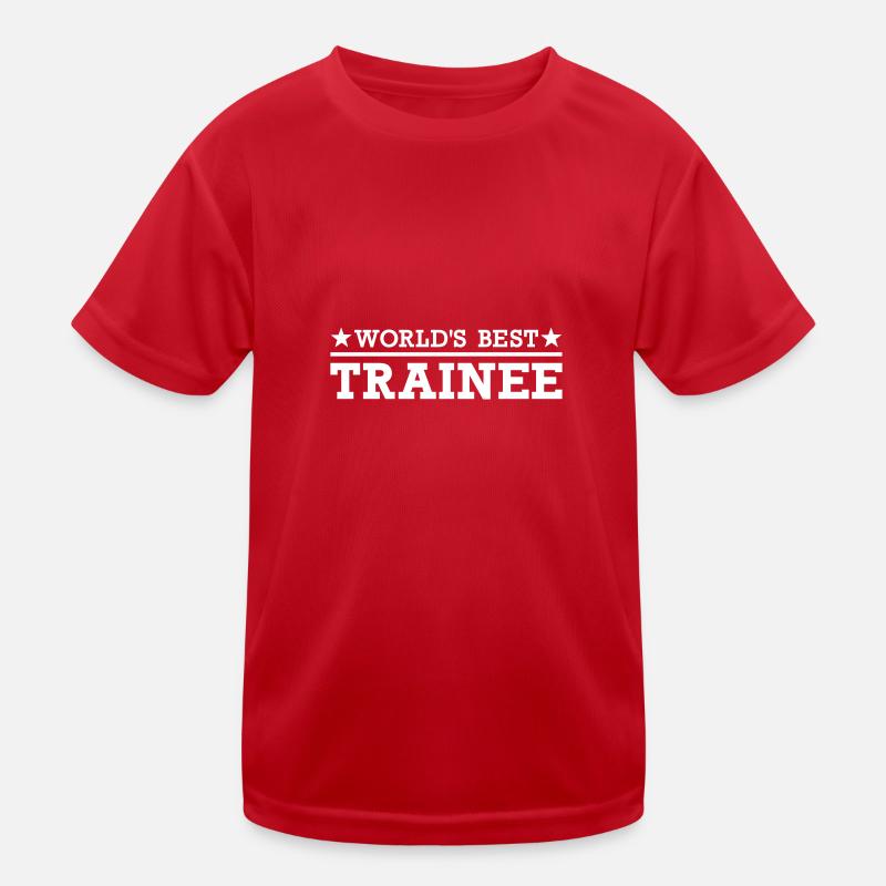 World's Best Trainee Kids Functional T-Shirt