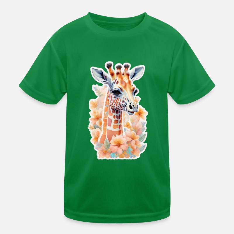 Giraffe Kids Functional T-Shirt