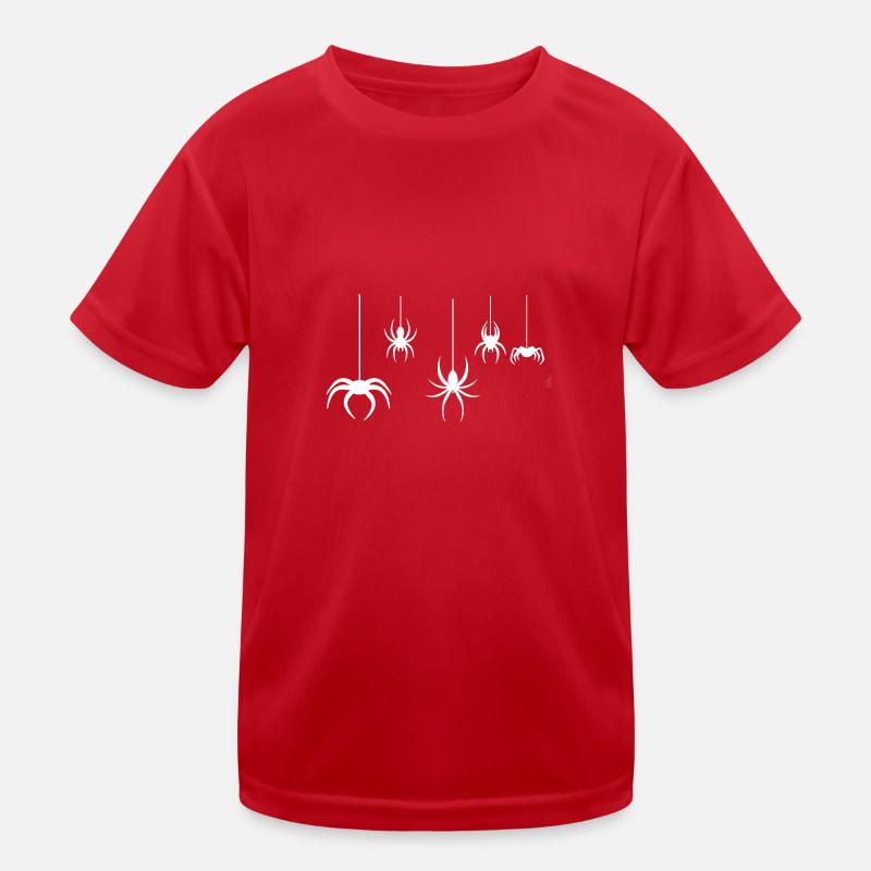 Spiders,Hanging Spiders,Spider Kids Functional T-Shirt