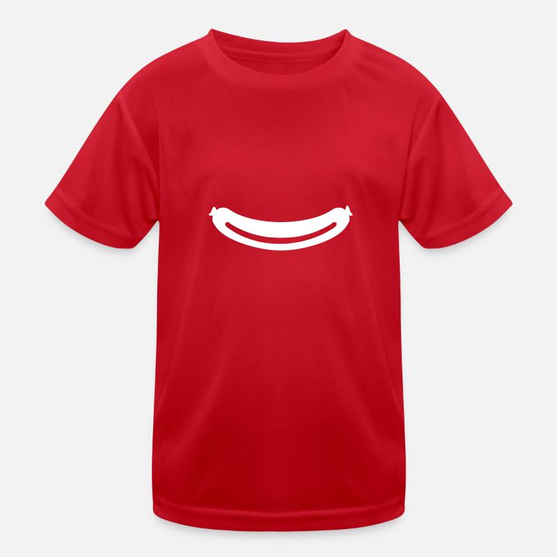 Wurst Kinder Funktions-T-Shirt