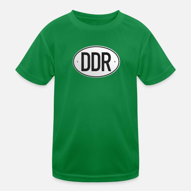 Plaque d’immatriculation de la RDA (réaliste) T-shirt sport Enfant