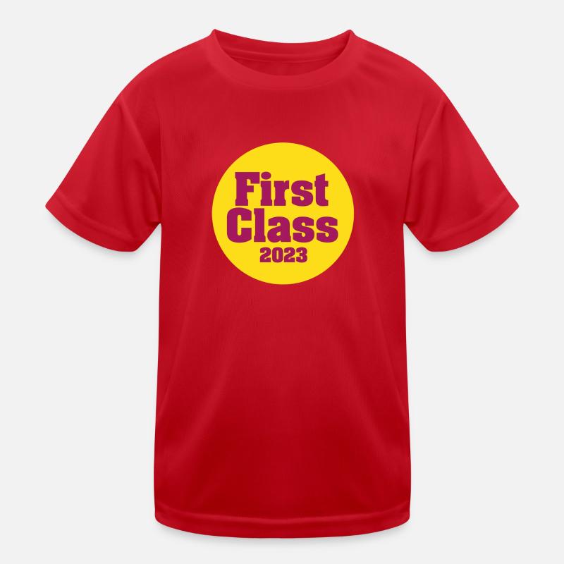 First Class 2023 Kinder Funktions-T-Shirt