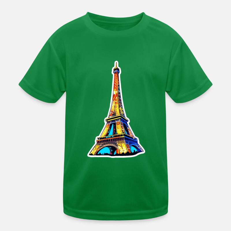 Eiffelturm #20 Kinder Funktions-T-Shirt