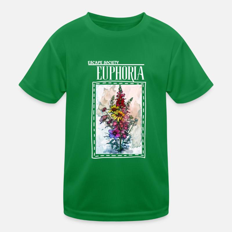 Conception de fleurs d’euphorie - Escape Society T-shirt sport Enfant