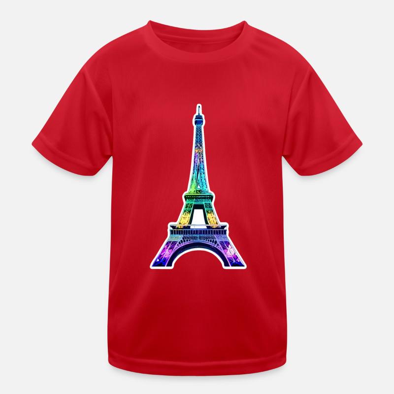 Eiffelturm #23 Kinder Funktions-T-Shirt