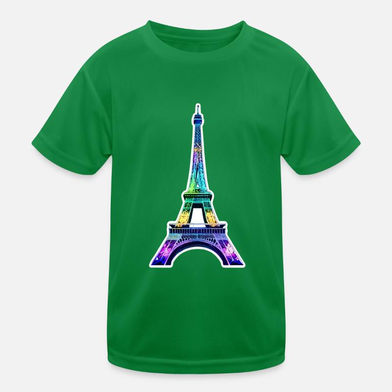 Eiffel tower #23 Kids Functional T-Shirt