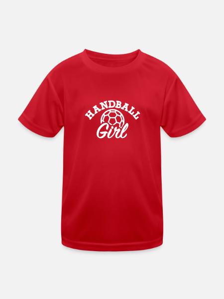 Handball - Kinder Funktions-T-Shirt - Rot