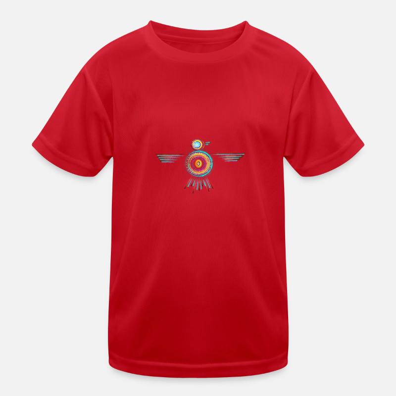 Bunter Vogel Kinder Funktions-T-Shirt