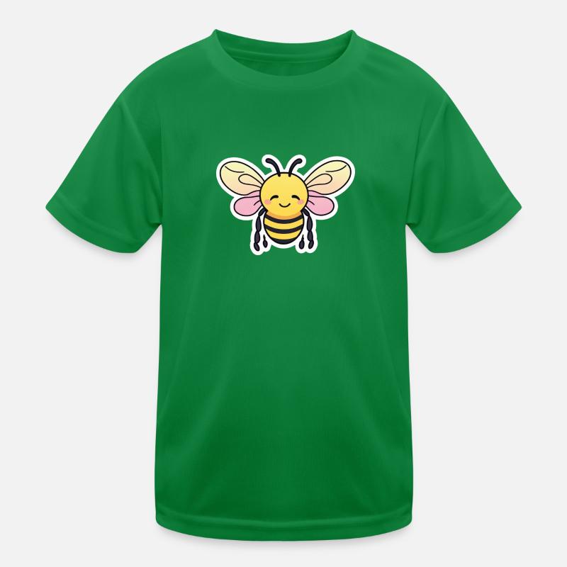 Abeille heureuse mignonne T-shirt sport Enfant