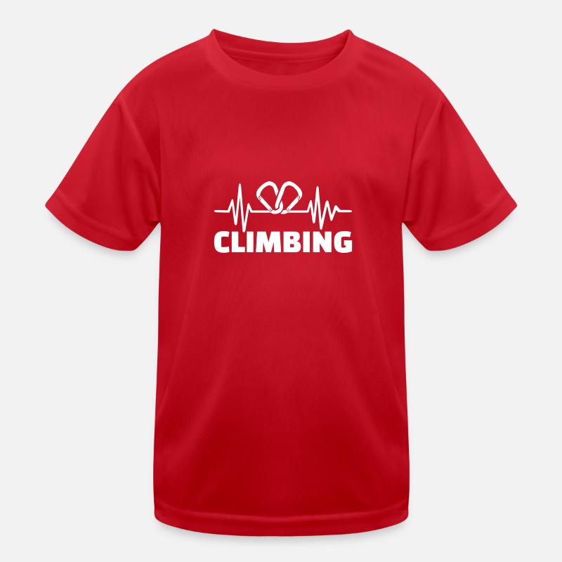 Klettern Kinder Funktions-T-Shirt
