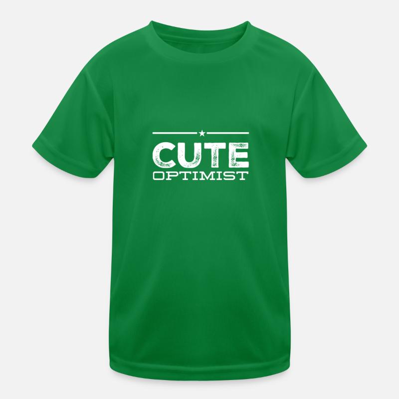 cute optimist Kinder Funktions-T-Shirt
