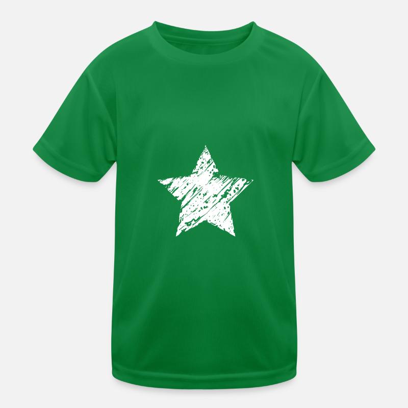 Étoile blanche T-shirt sport Enfant