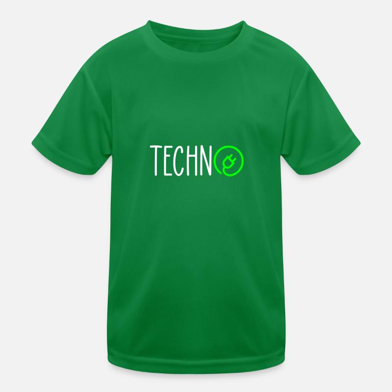 Techno-Ladung Kinder Funktions-T-Shirt