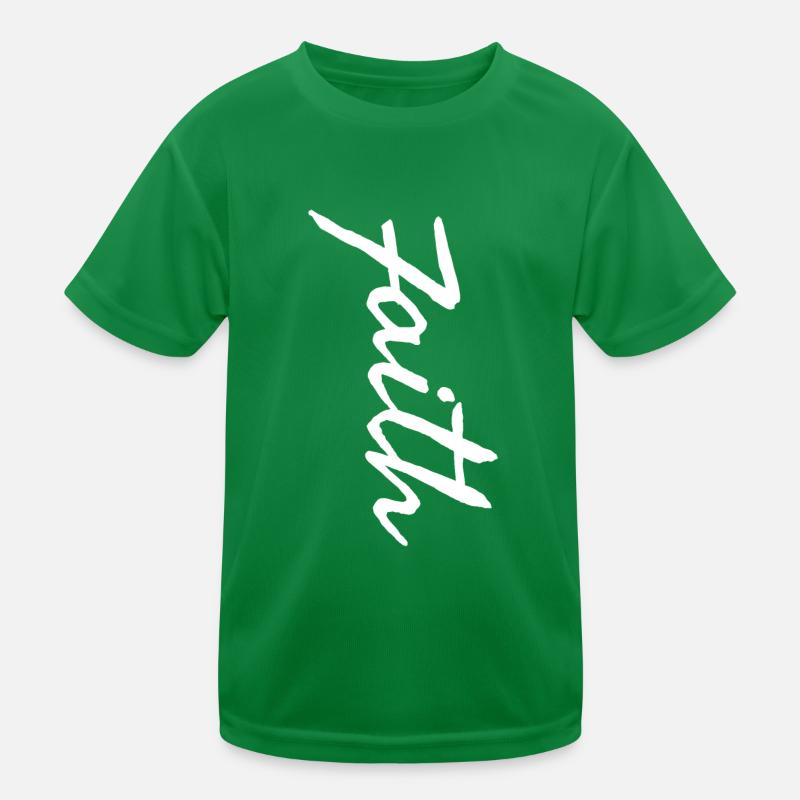 Glaube Kinder Funktions-T-Shirt