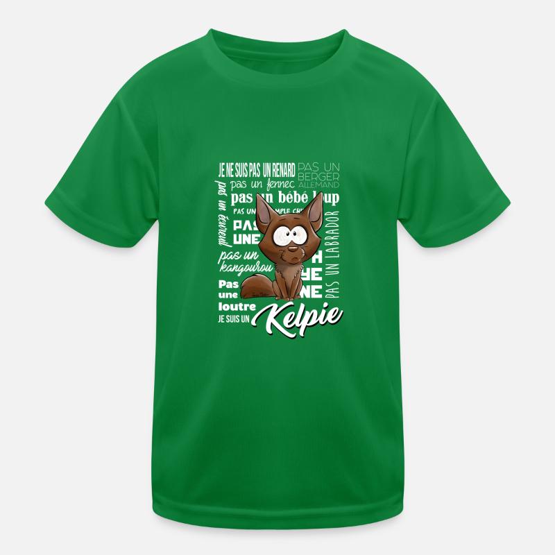 Ich bin ein Kelpie Kinder Funktions-T-Shirt
