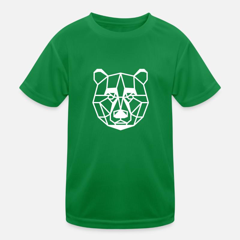 Ours composé de formes géométriques T-shirt sport Enfant
