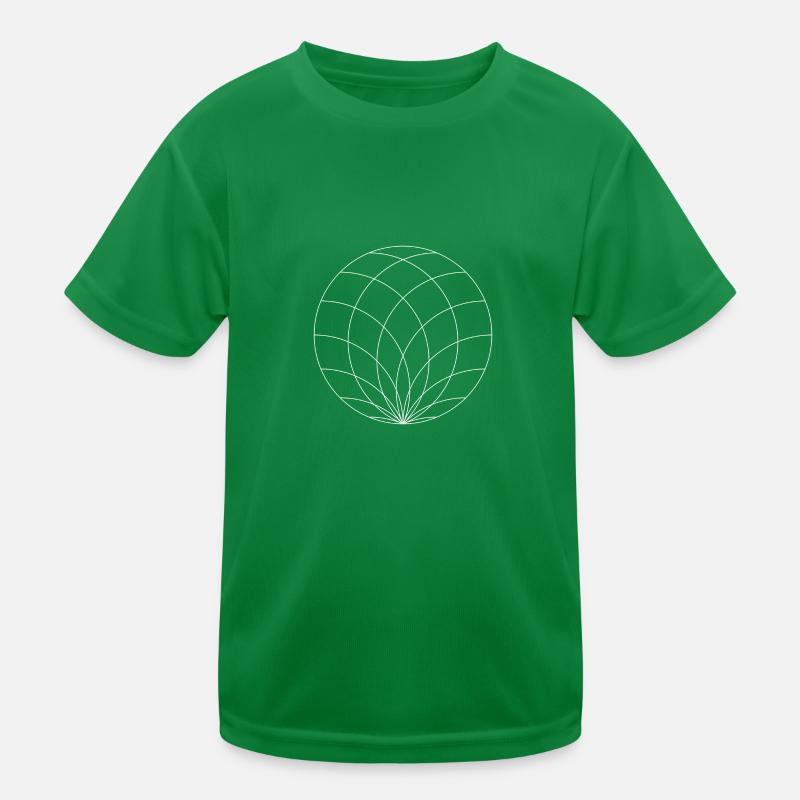 Geometrisk form Funktionsshirt til børn