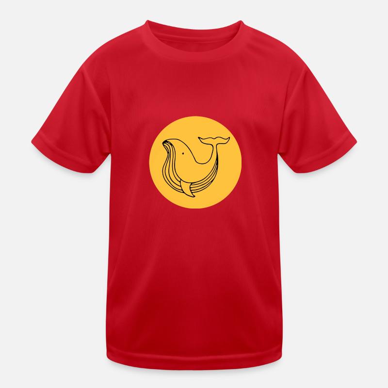 baleine T-shirt sport Enfant