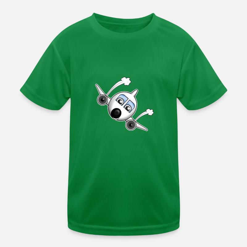 Avion avec visage T-shirt sport Enfant