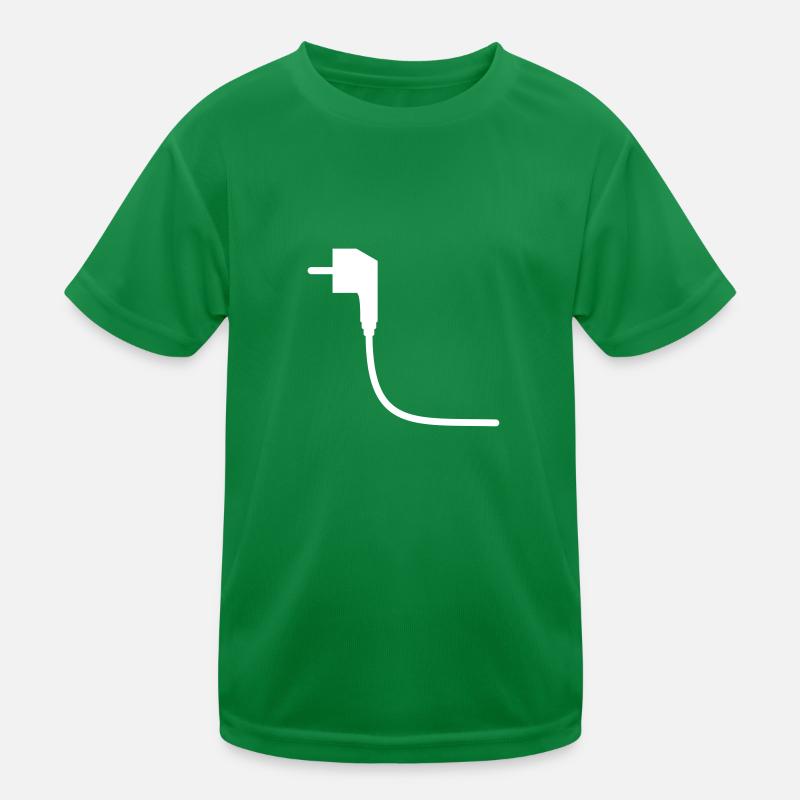 Costume de carnaval plug and socket T-shirt sport Enfant