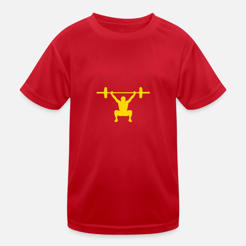 Snatch yellow Kids Functional T-Shirt